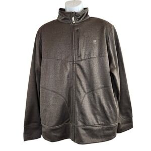 Fila‎ Sport Mens Gray Full Zip Track Jacket Athletic Fleece Size Large